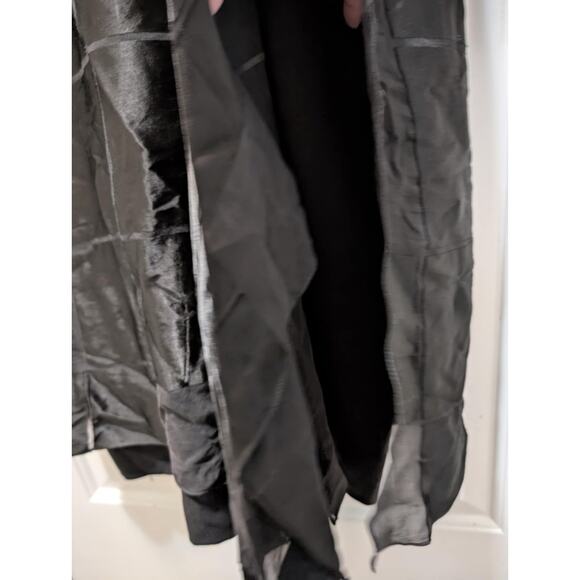 Cleo Aidar Black Short Dress Sheer Long Sleeve Semi-Formal Plus Size EU 50 US 20 - Picture 11 of 13